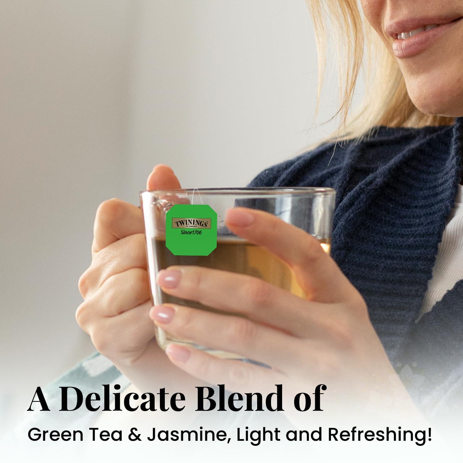 Twinings Twinings Green Tea Jasmine, 25 Teabags, Green Tea, Pure Elegance, Smooth and Floral