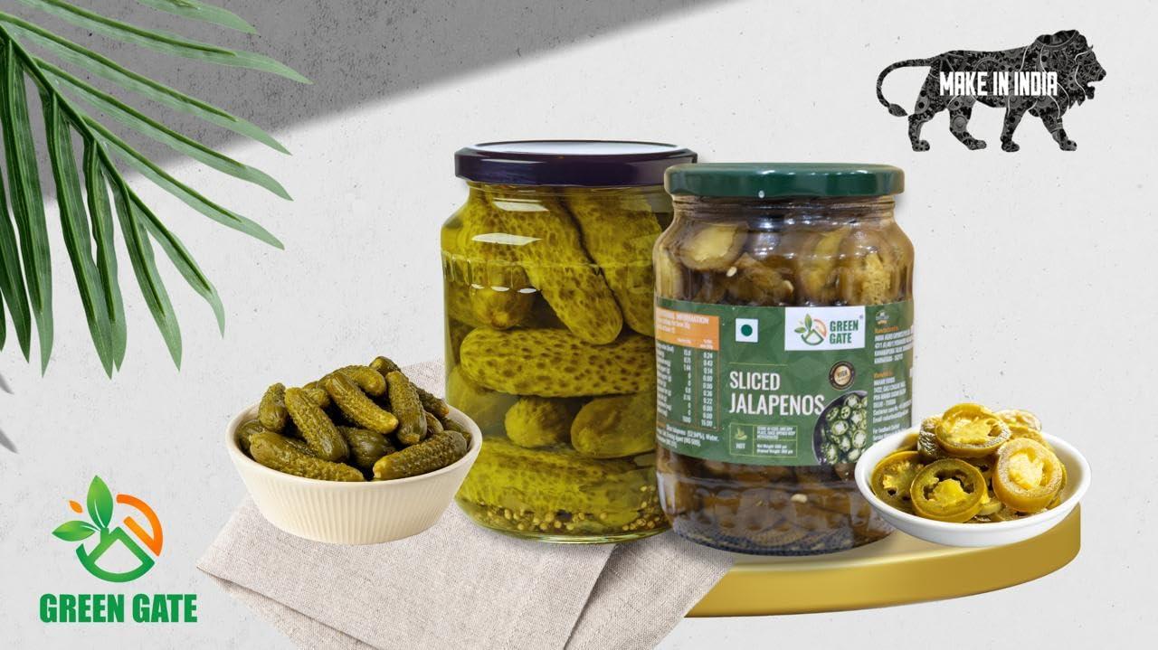 AL SAYYADI Green Gate Jalapeno Slice in Brine 1360 g (680 g X 2 units)