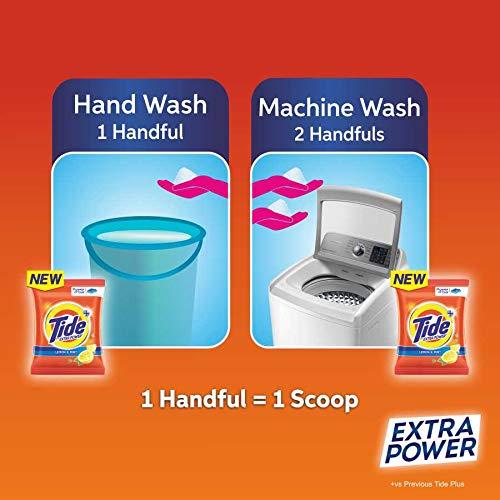 Tide Tide Plus Extra Power Detergent Washing Powder - 7 Kg (Lemon And Mint) With Free Detergent Powder - 3 Kg, Pack of 1