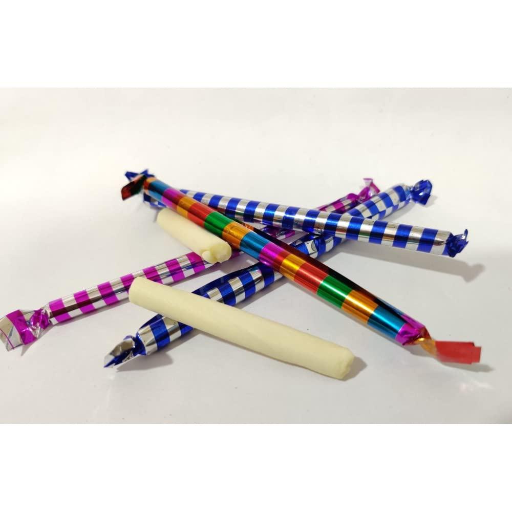 NPPV ORGANICS NPPV ORGANICS Pencil Mittai/ Pencil Candy/ Rainbow Pencil Candy/ Kuchi Mittai/ Stick Candy/ 90's Kids Pencil Mittai 100% Pure & Organic (30 Pcs)