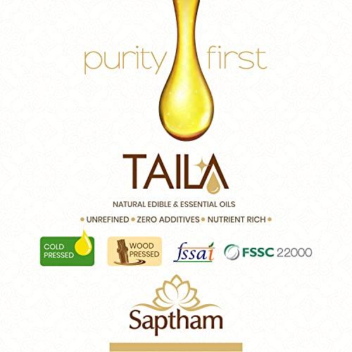 Saptham Saptham Taila 100% Wood Pressed/Cold Pressed Walnut Oil (100 ML)