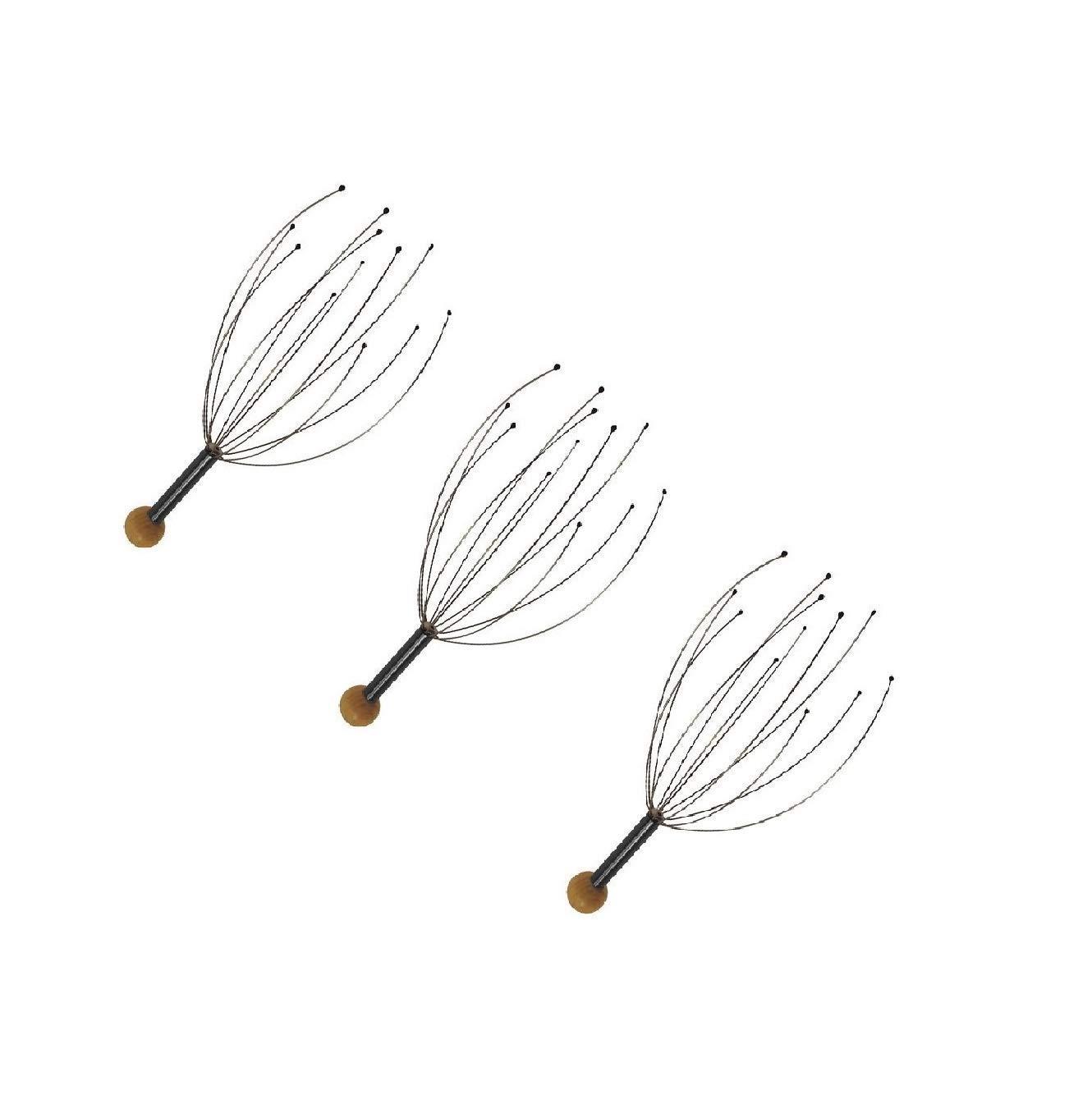 Happie Shopping Happie Shopping Bokoma Head Massager- Hand Held Scalp Head Massager Set of 3