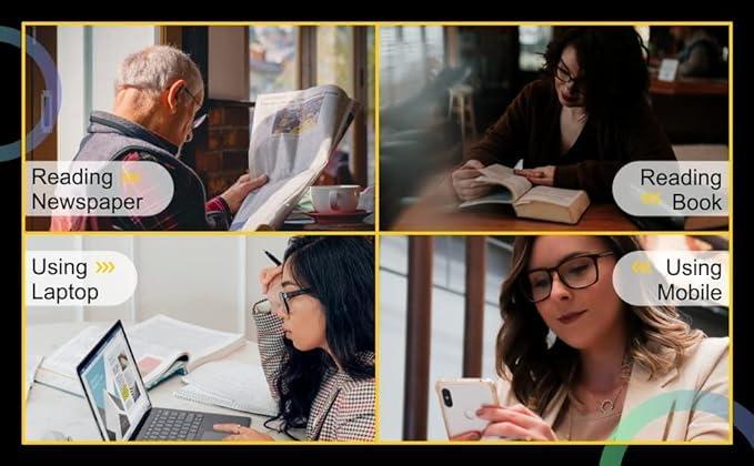 LensKandy LensKandy Tinted Bifocal Golden Full rim Reading glasses for Men| +1.50 | DRG16