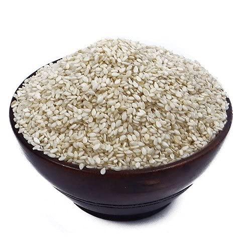 DRY FRUIT HUB Dry Fruit Hub Nylon sesame seeds 1kg,Hulled White Sesame Seeds, Nylon Til, Sesame seeds hulled, Sesame Seeds for Eating