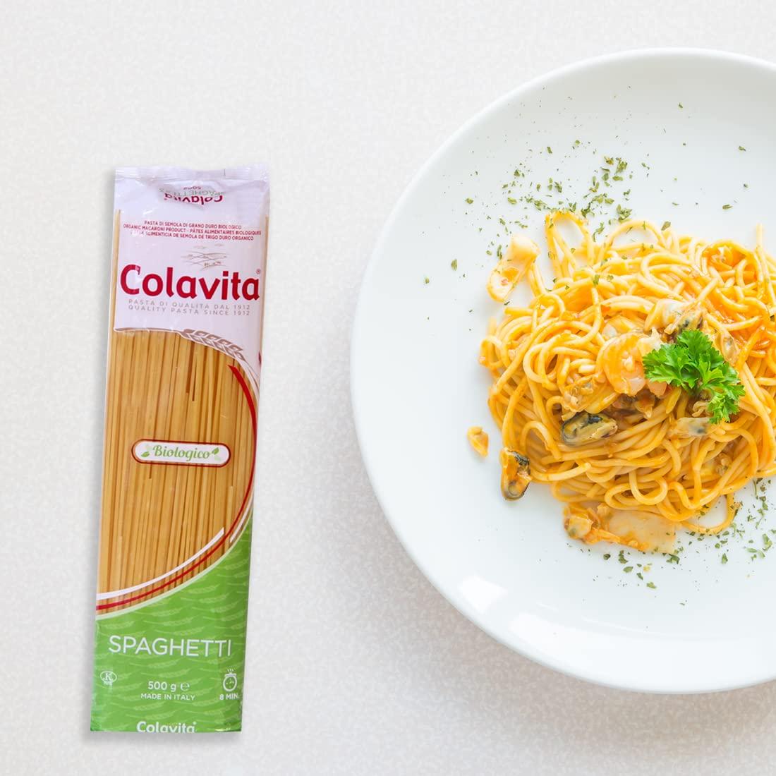 COLAVITA Colavita Spaghetti Organic Pasta, 500 g