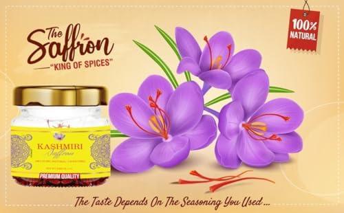 AKD MASALA AKD MASALA Pure Kasmiri Safforn/Kesar with purity, Quality, Natural & Untouched, Grade A++ Kashmiri kesar, (1Gm, pack of 5)