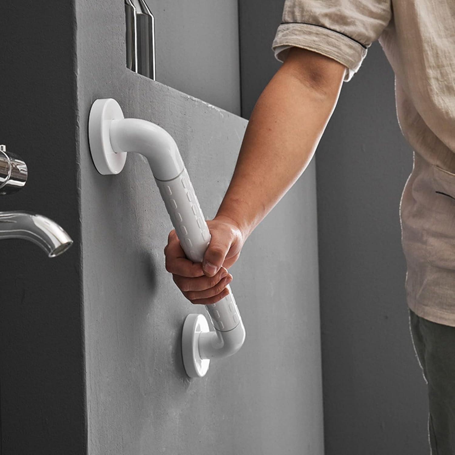 NUCARTURE NUCARTURE 28 INCH Grab bar for Bathroom Toilet Handrails Bathroom Safety Stainless Steel Wall Mounted Grab Bar Hand Support Safety Rail Handle for Senior Citizen (I Shape)