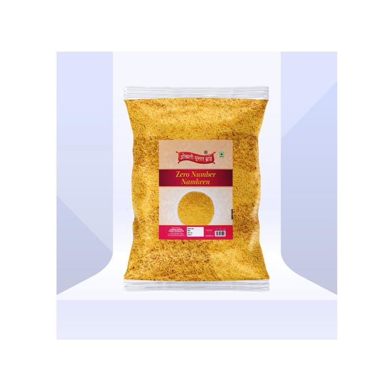 OKHLI MUSAL BRAND OKHLI MUSAL BRAND Zero Number Sev Fine Sev Fiki SEV Namkeen Sev For Bhel Chaat and Sevpuri Chat Papdi Sev Non Spicy Namkeen Nylon Sev-Barik Sev-Sev Puri Bhel Puri Sev-150g*2Pack
