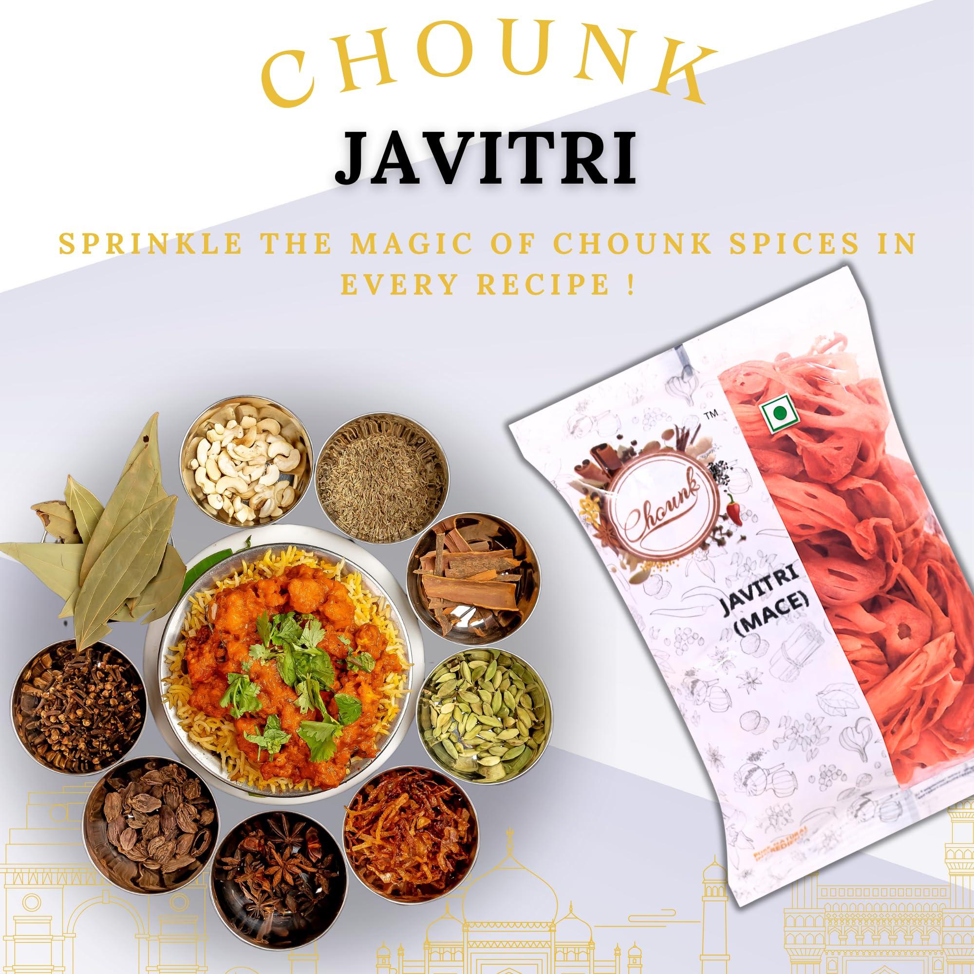 Chounk Chounk Spices Javitri Spice - 50 Grams | Javitri/Japatri Flawer | Mace Whole Spice | Premium Javitri Whole Flowers