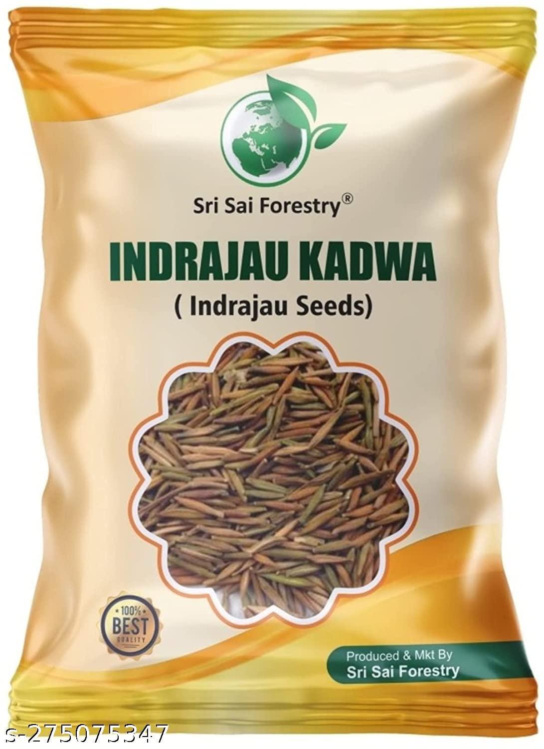 SRI SAI FORESTRY SRI SAI FORESTRY Indra jau Kadwa Seeds | Inderjo Kadwa | Indrajav | Indrajao - 100G