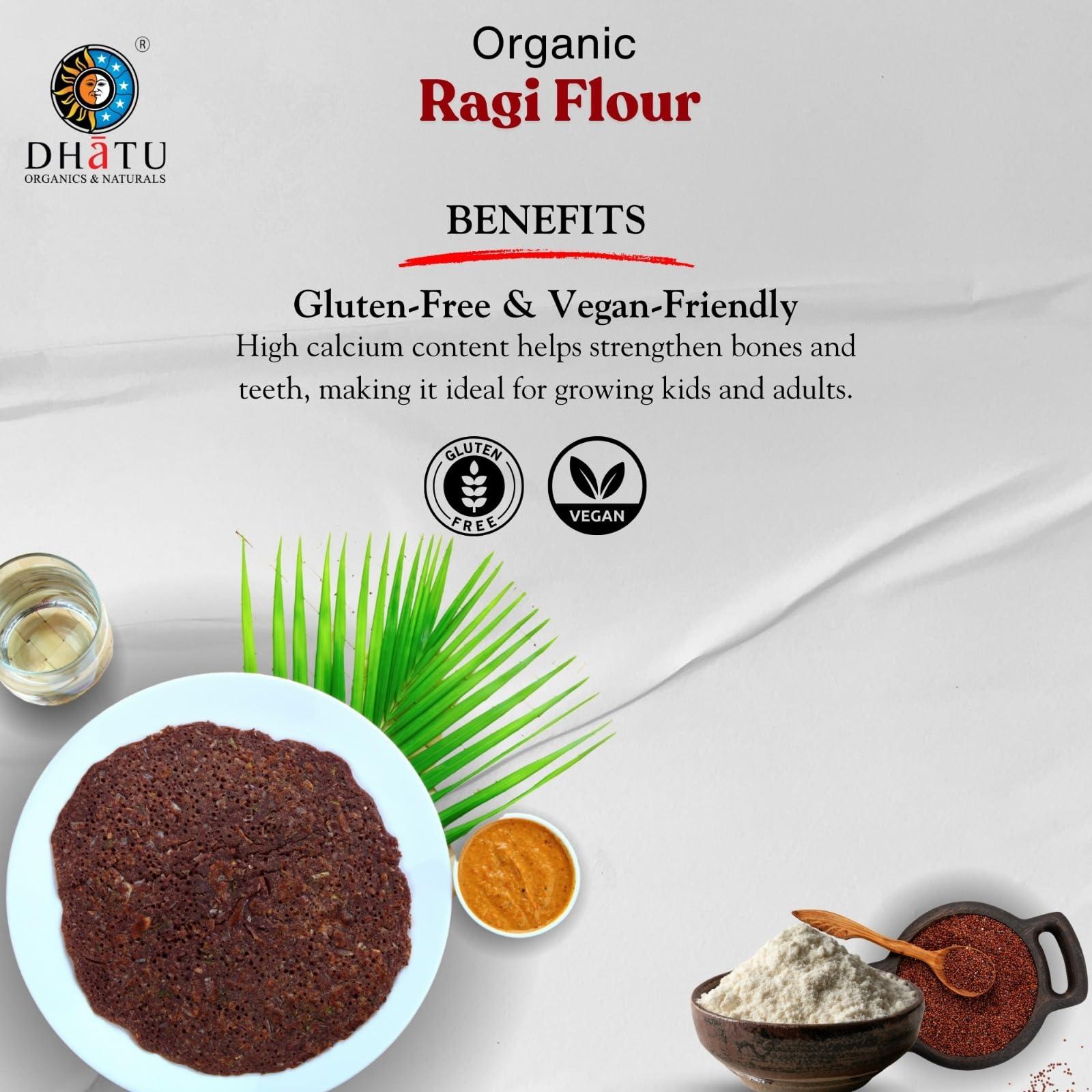 Dhatu Dhatu Organic Ragi Flour, 1 Kg
