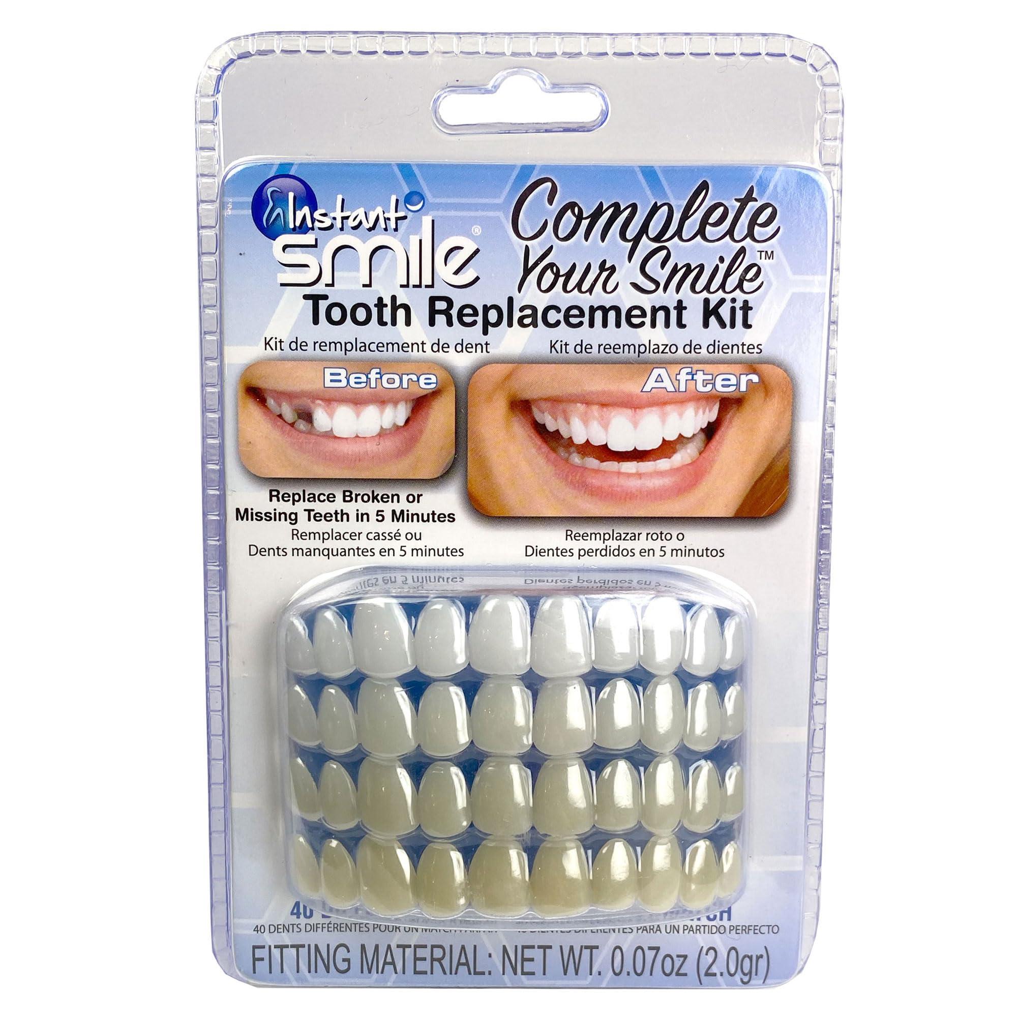 Instant Smile Instant Smile Complete Your Smile Temporary Tooth Replacment Kit - Replace a missing tooth in minutes