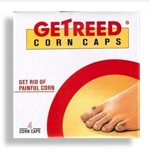 Valentine Remedies Valentine Remedies Getreed Corn Caps Regular Size (4 Caps) - Pack of 5