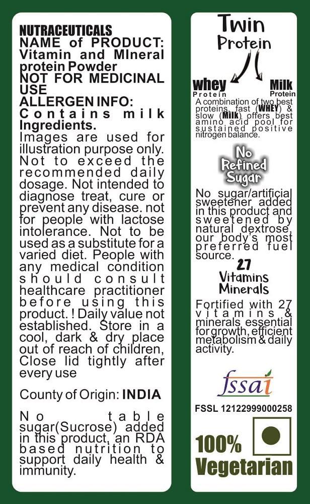 DEVELO Develo Whey Protein Powder for Little Kids (2-12 years) & Teenager Children, Boys & Girls - 1kg kesar Badam Flavour