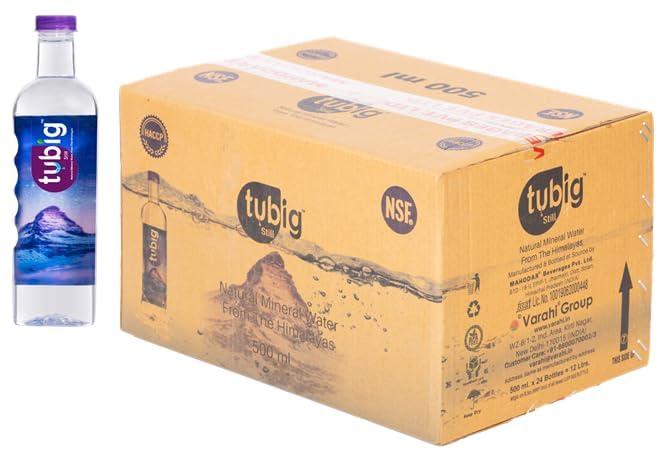 VARAHI VARAHI Tubig Still Naturally Alkaline Mineral Water-500ml (Pack of 48 Bottles) | Natural Mineral Water Bottle