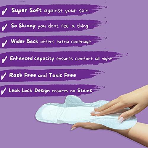 Lemme Be Lemme Be Cotton Sanitary Night Pads & Light Flow Tampons (Combo of 2)