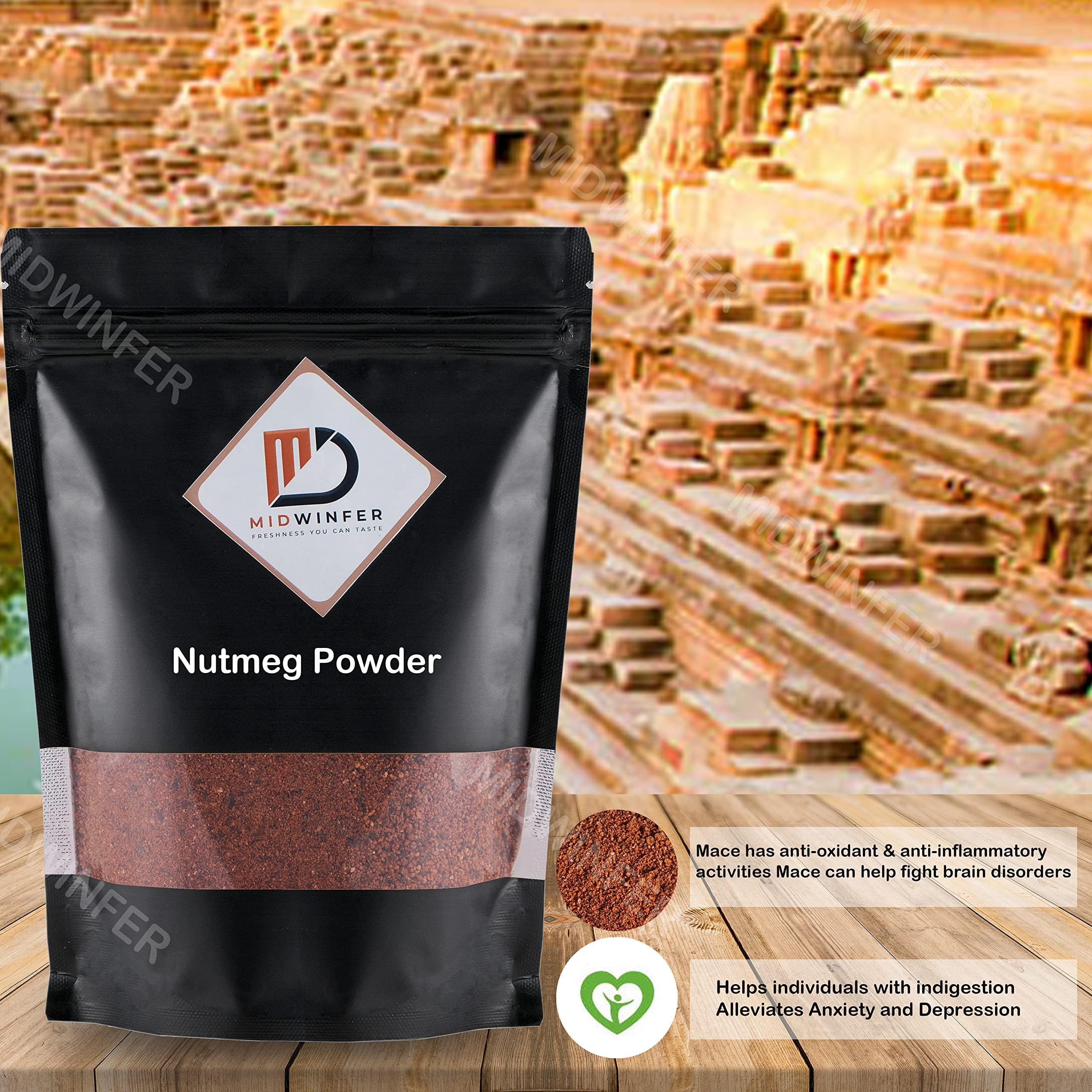 Midwinfer Midwinfer Nutmeg (Jaiphal Jathikka) Powder 250g Organic Nutmeg Powder