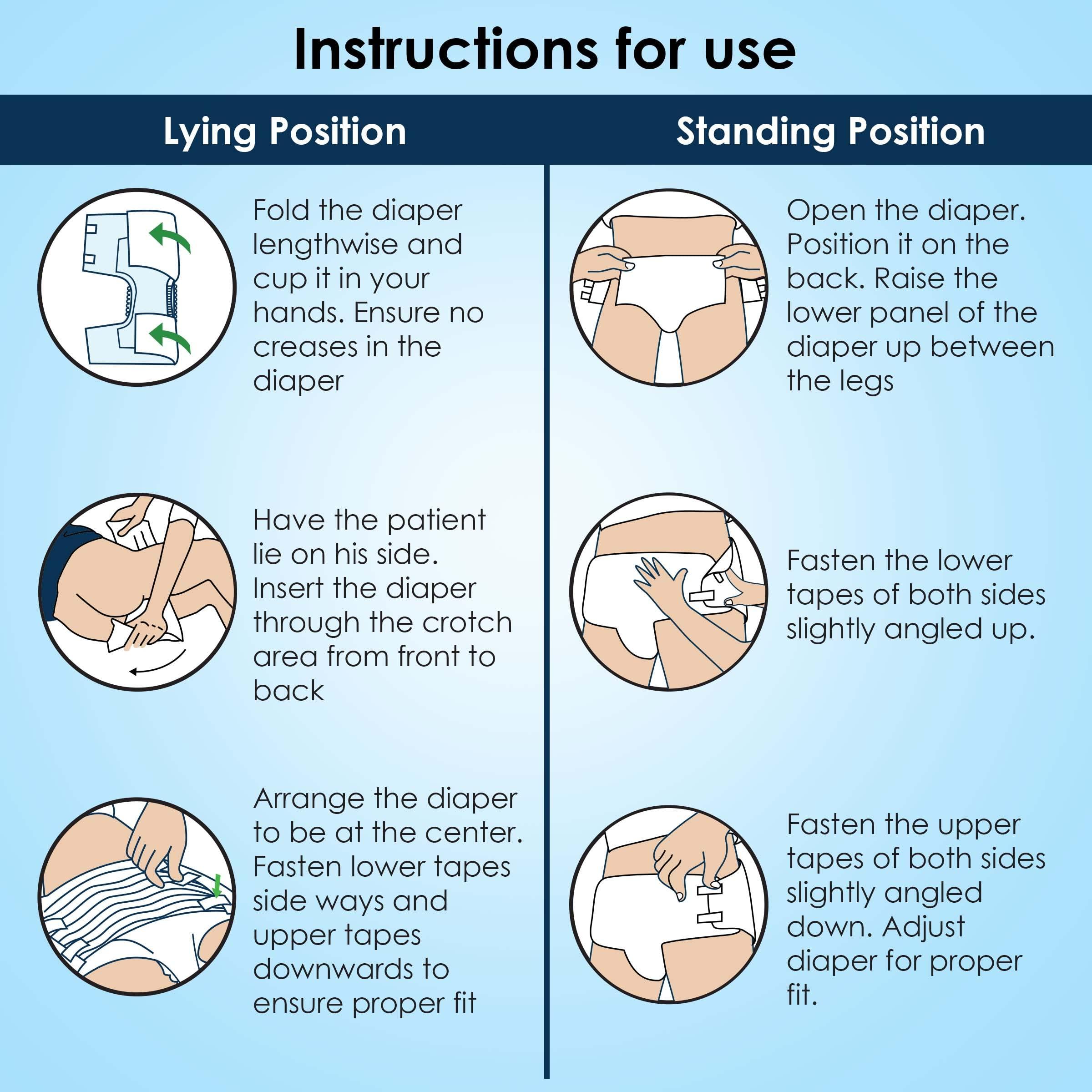 Kare In KareIn Premium Adult Diapers, Extra Large, Waist Size 127-165 Cm (50\"-65\"), 30 Count, Tape Style, Unisex, High Absorbency, Leak Proof, Wetness Indicator, Pack of 3