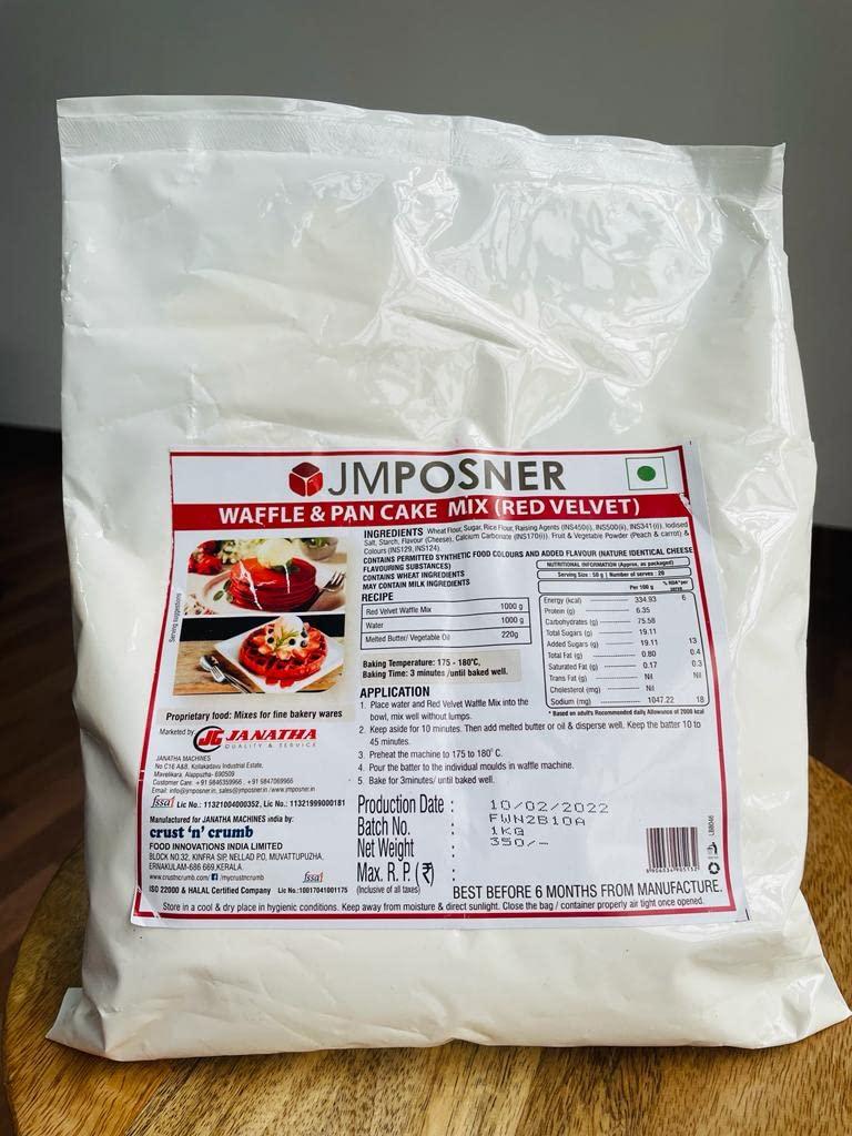 JM POSNER Red Velvet Waffle & Pancake Mix