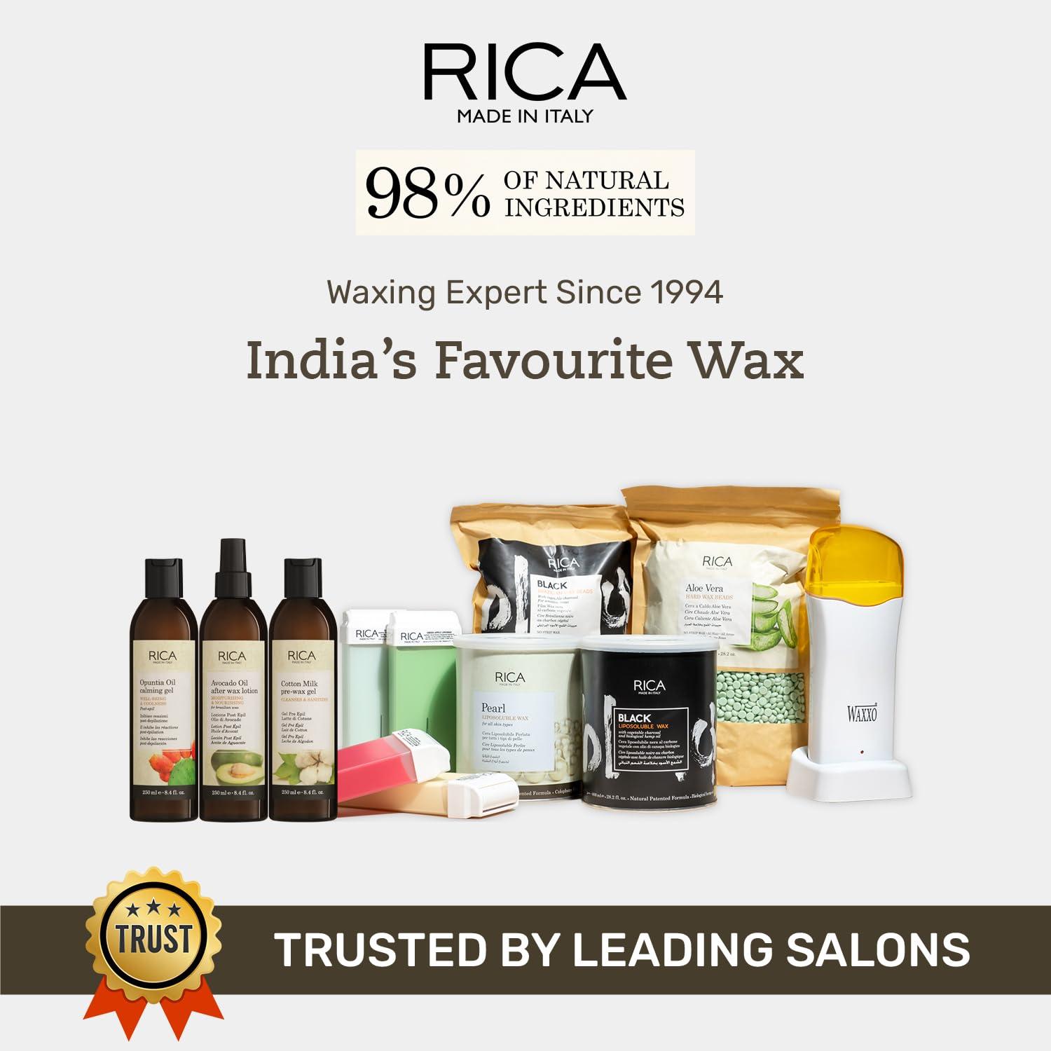 RICA Rica Wax Argan Roll-On Wax Kit (Set of 4 Refill Wax) 100 ML