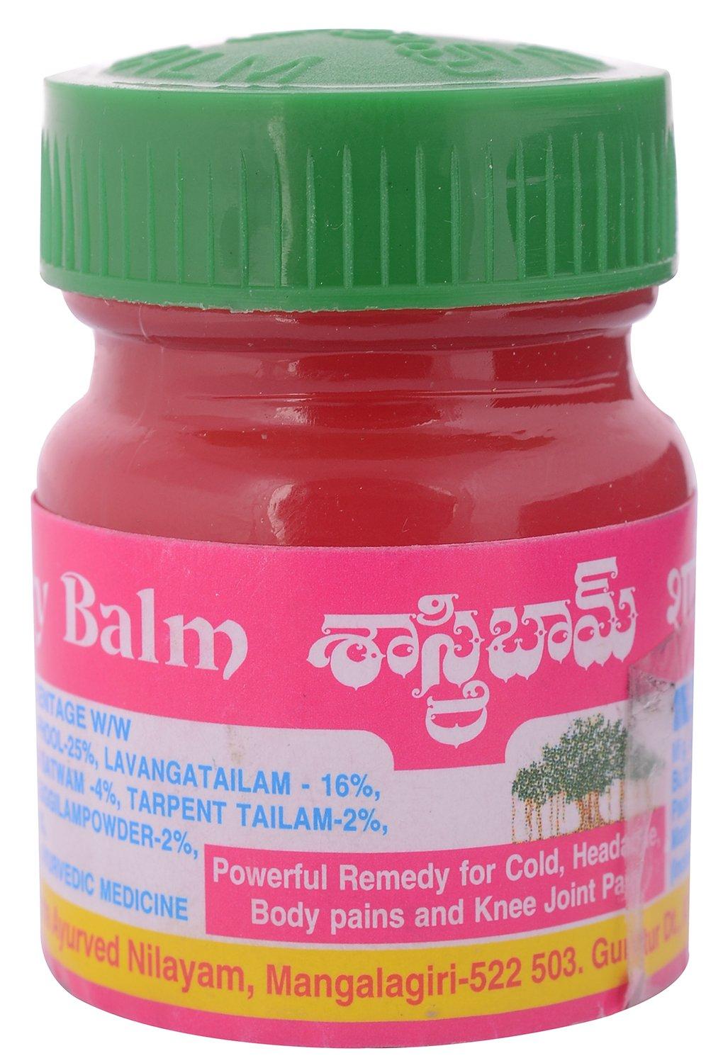 Sastry Balm Sastry balm Ayurvedic Painbalm