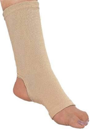 SHOP & SHOPPEE SHOP & SHOPPEE Stretchable Ankle Control Support Brace for Sprained Injury Anklet Ankle Support (Compression, Support, Pain Relief) (Beige) (L)