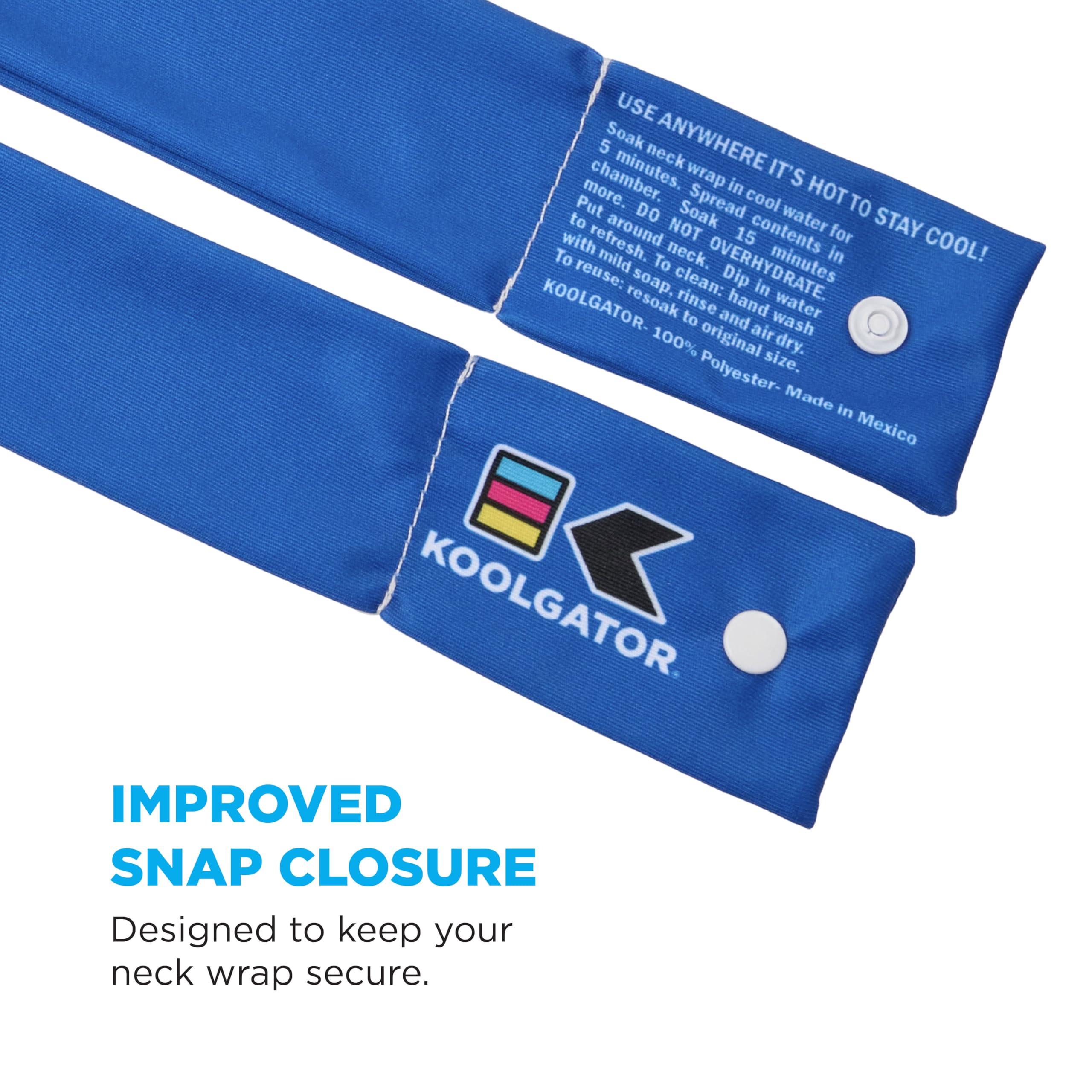 KOOLGATOR KOOLGATOR Cooling Neck Wrap - Water Drops Design