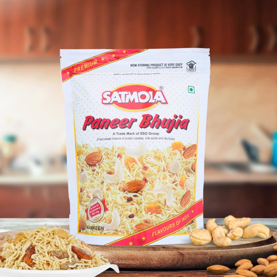 Satmola Satmola Namkeen Combo Pack - Paneer Bhujia 300g + Moong Dal 350g + Bikaneri Bhujia 400g