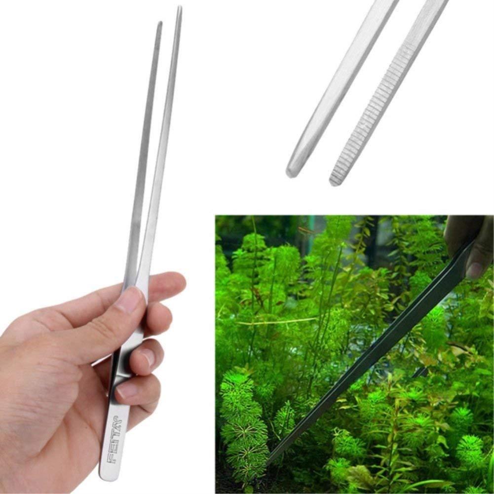 FEITA FEITA Extra-Long 15-Inch Tweezer Tongs Stainless Steel Straight - Mega Reptile Feeding Tweezers