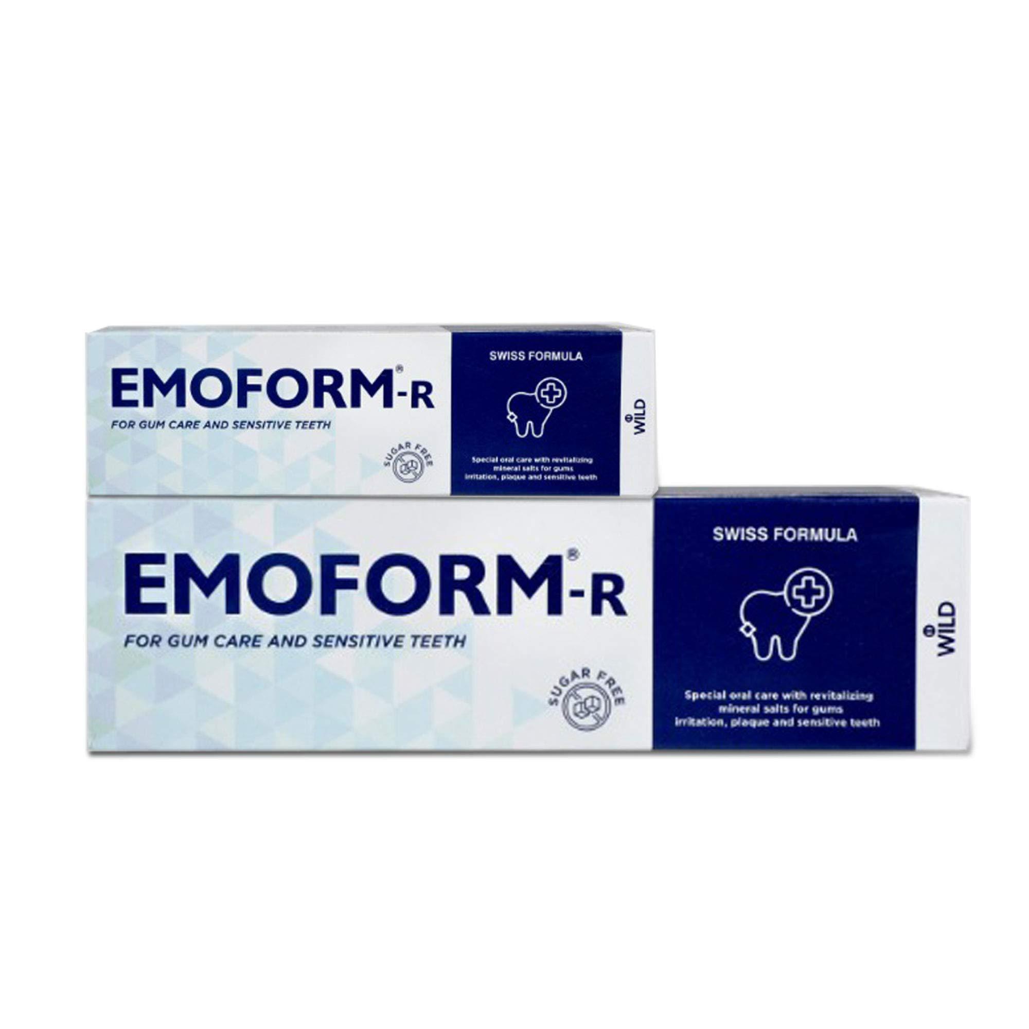 EMOFORM-R EMOFORM-R Emoform Plaque Removal Tooth Paste Combo 150+50 Gm