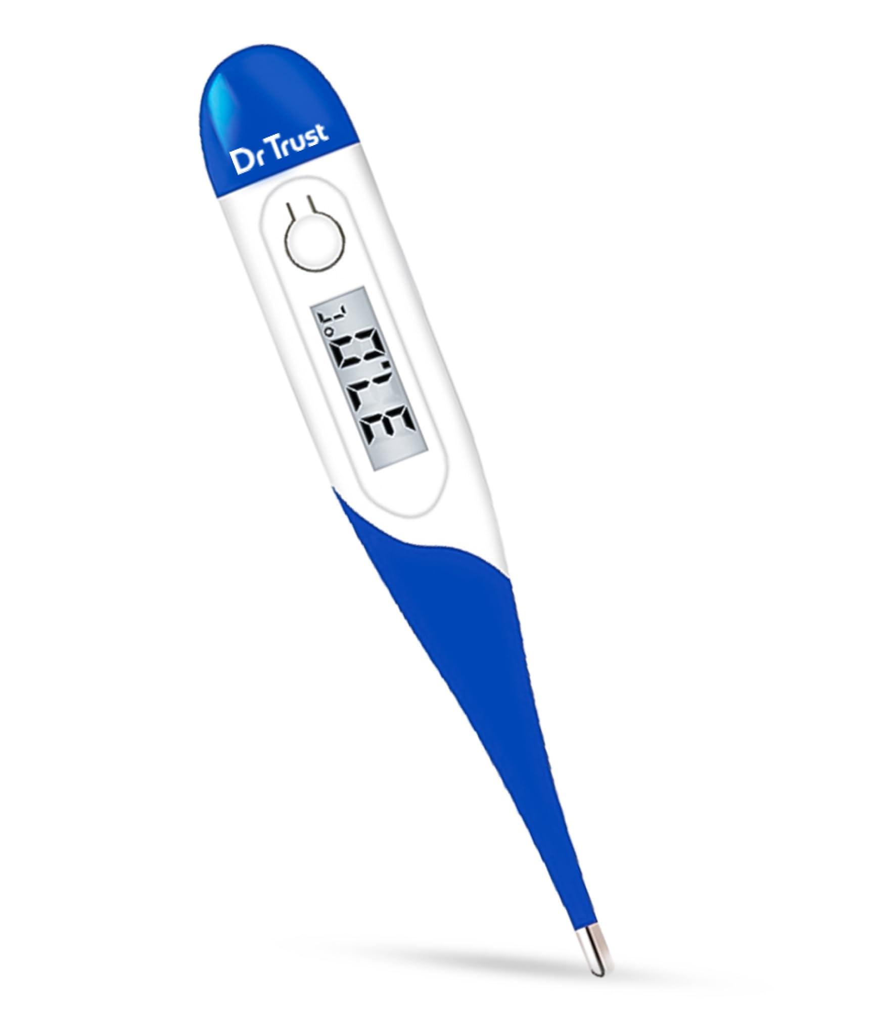 Dr Trust Dr Trust Waterproof Flexible Tip Digital Thermometer(White)-604 (White)