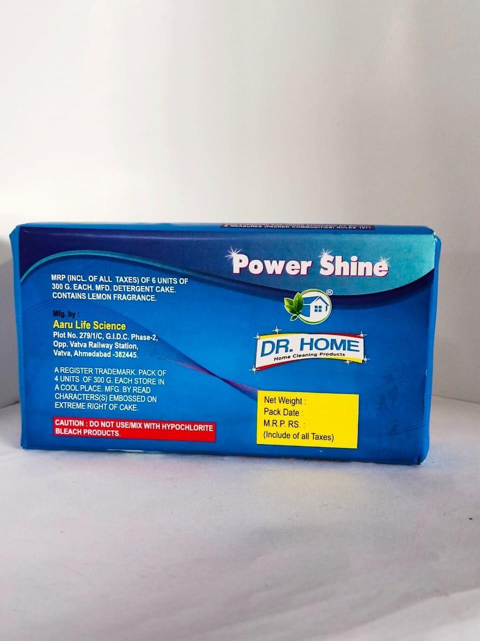 DR. HOME DR. HOME Detergent Cake I with Long-Lasting Formula I Stain Care I Power Shine I Deep Clean & Fresh I Tough on Stains I Natural & Non-Toxic I Home Cleaning Products I 300 gm - Pack of 5