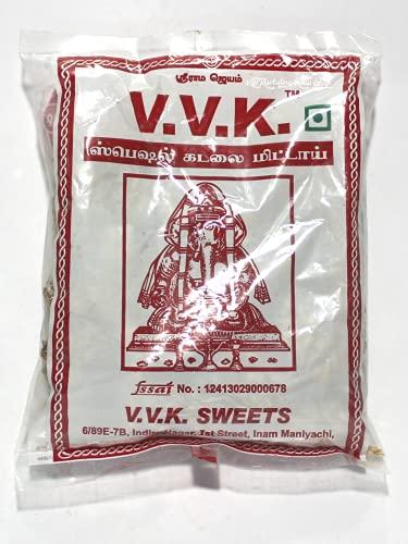 Thangapandiyan Thangapandiyan Special Mixture 250gm + Kovilpatti VVK Kadalai Mittai 250gm + Thoothukudi Original Macroon 100gm + Sadhuragiri Thenkuzhal Murukku 100gm ( 700 Grams)