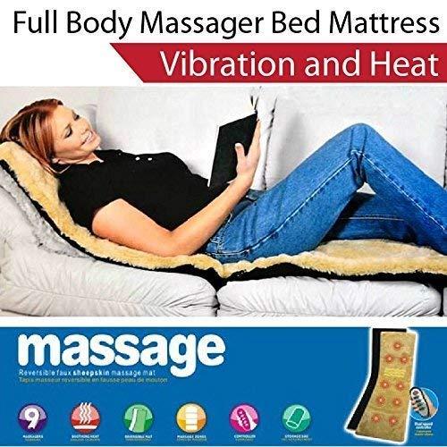 PASHANDOZ PASHANDOZ Full body massager bed mattress at home with adjustable remote controller, Relieve Stress and Fatigue of Neck, Shoulder, Back, Waist, Hip, Legs - (Pack of 1)