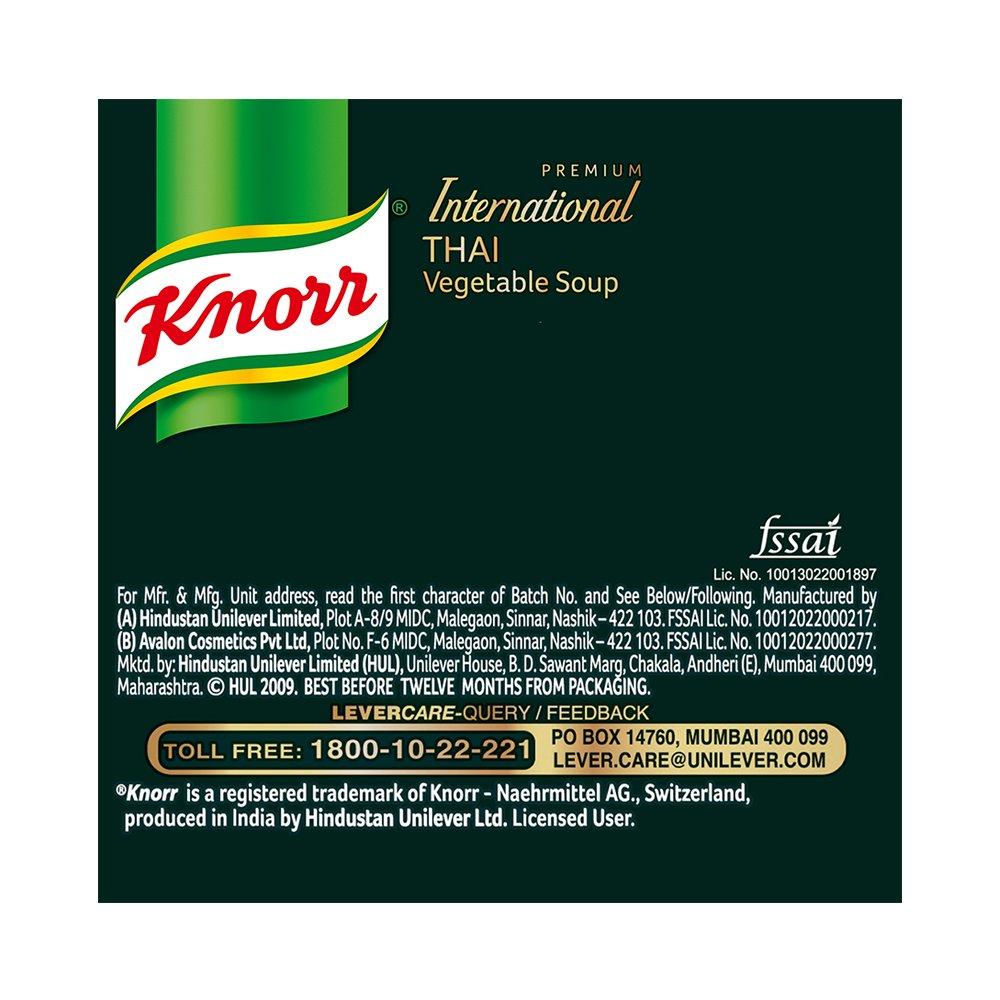 Knorr Knorr International Thai Vegetable Soup Pouch, 46 g