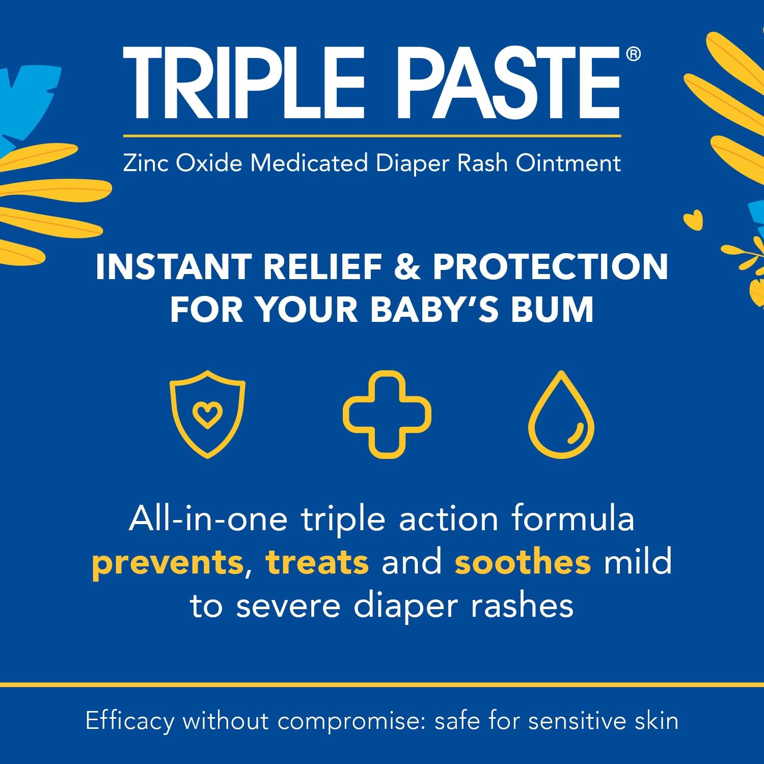 Triple Paste Triple Paste Medicated Ointment for Diaper Rash (2 oz)