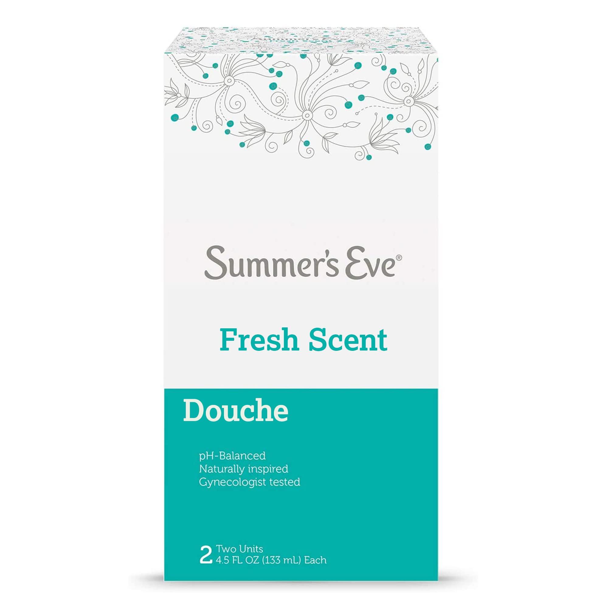 Summer\'s Eve Summer\'s Eve Douche | Fresh Scent | 4.5 oz Size | Pack of 1 | pH Balanced, Dermatologist & Gynecologist Tested
