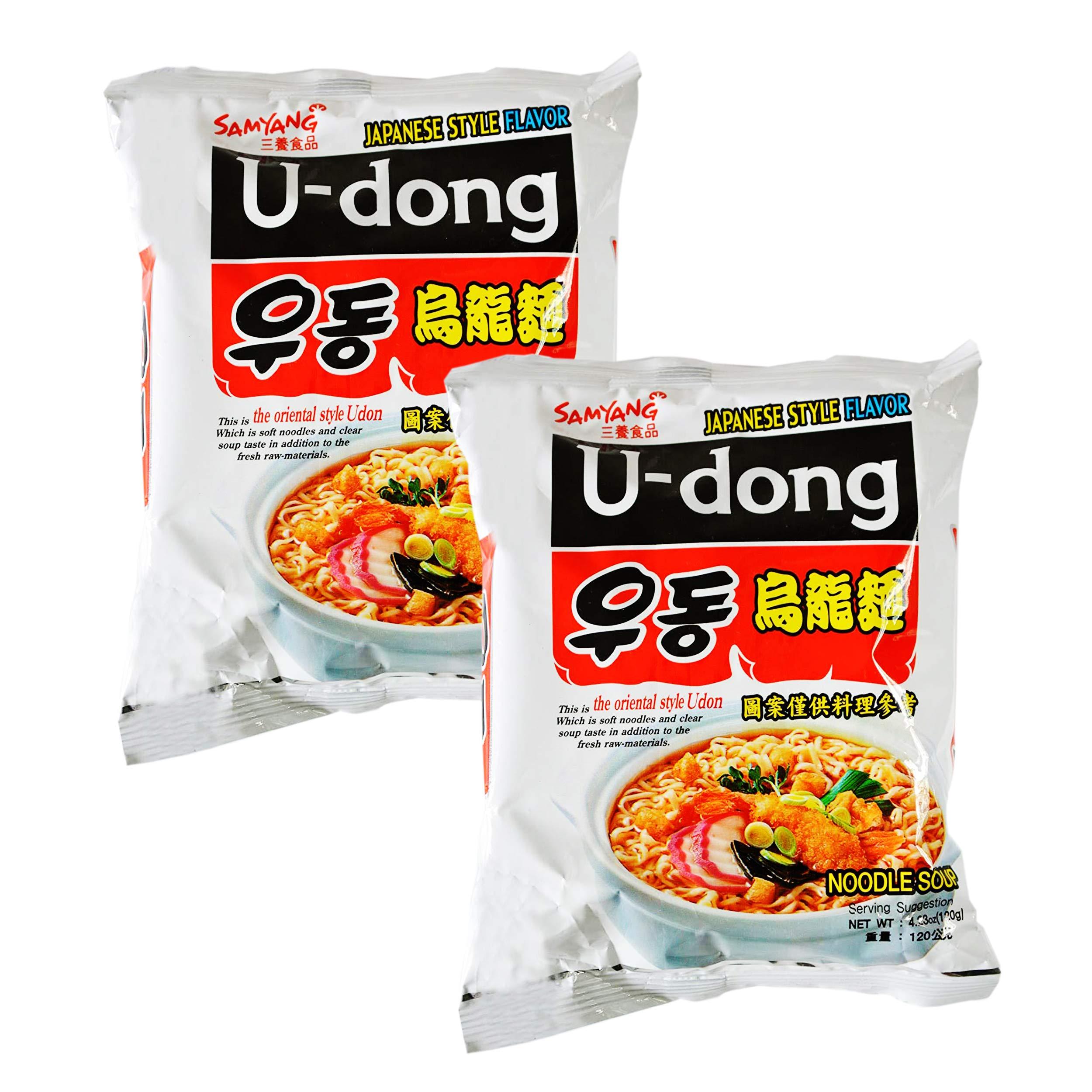 SAMYANG Samyang Hot Chicken Noodles U-Dong Japanese Style Flavor (120g, Pack of 2)