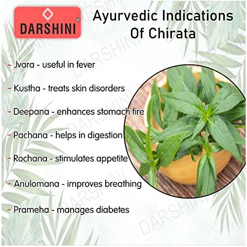 DARSHINI Darshini Chirayata Churn / Chirata / Chiraita / Bitterstick / Chirta Powder, 200g