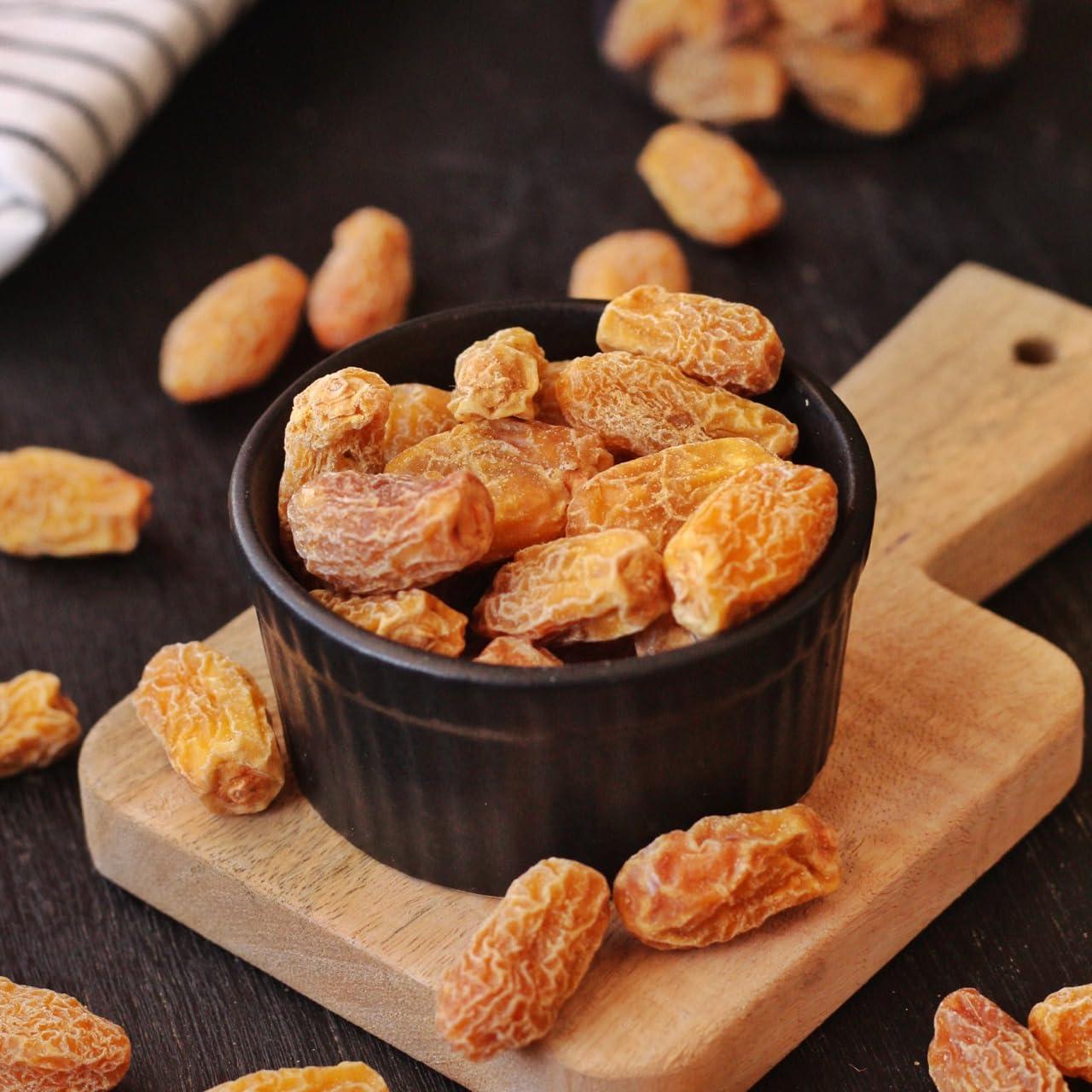 LDF LDF Fresh Yellow Dry Dates Khajur Khajoor, 1kg