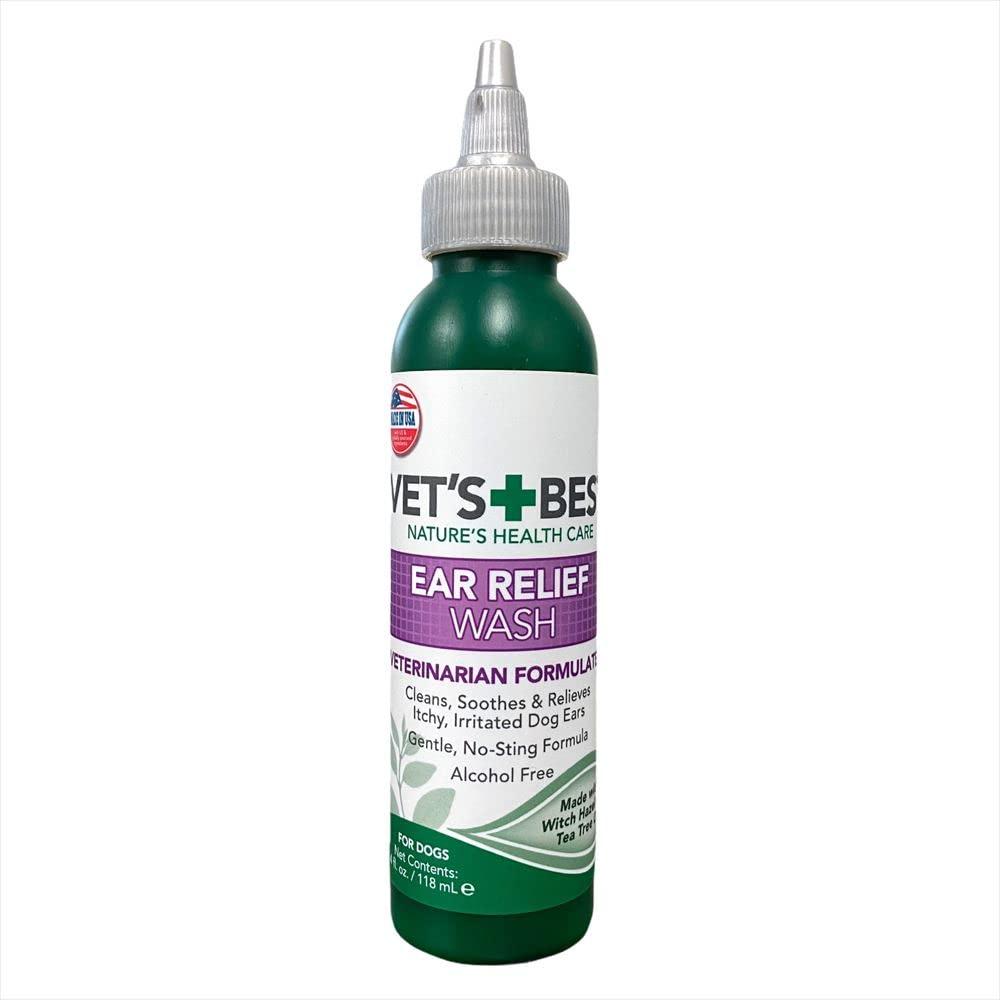Vet\'s Best Vet\'s Best Ear Relief Wash Cleaner for Dogs, 4 oz