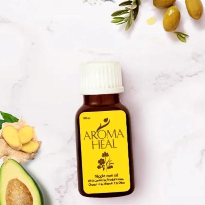 AROMA HEAL AROMA HEAL 100% Organic, Nipple Care Oil | Breastfeeding Nipple Care | Natural Soothing & Hydrating Oil | Chemical-free nipple oil | Breastfeeding Moisturizer | Healing Nipple Care Product (15 Ml)