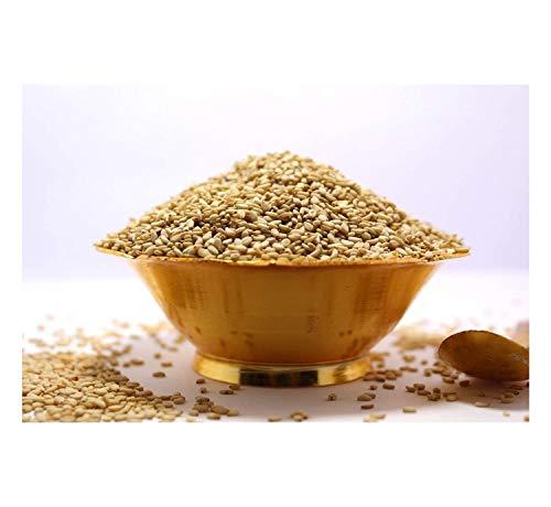 Marwadi Rajasthani Marwadi Rajasthani Testy Raw White Sesame Seeds | Safed Til - 900 Grams