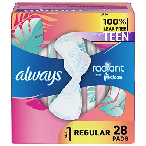Always Always Totally Teen Radiant Infinity Pads 28 Count