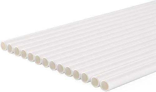 VARADAA FDA Approved Paper Straw - 100% Biodegradable and Dye Free - Size 6mm x 200mm (200)