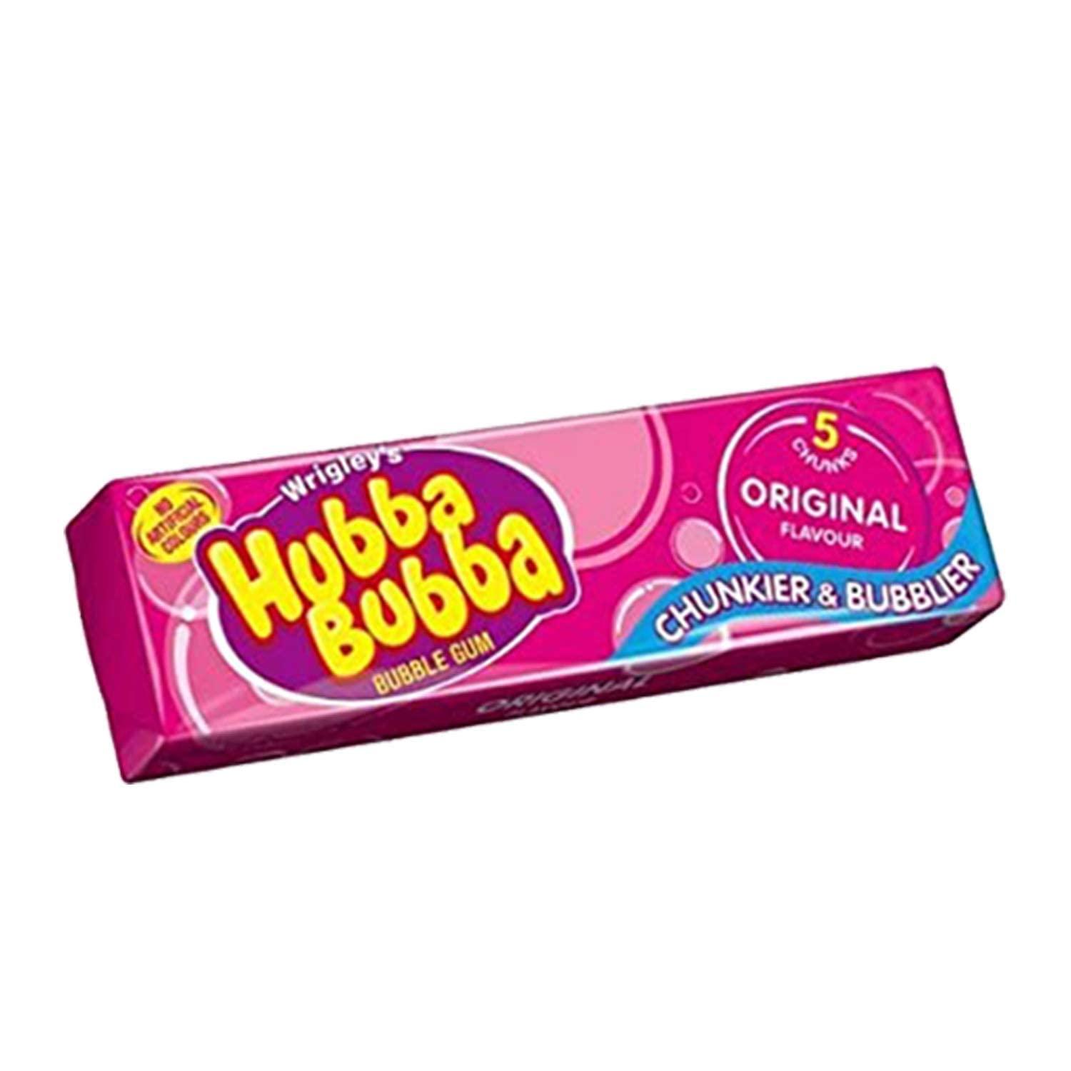 Hubba Bubba Hubba Bubba Chunky and Bubbly Bubble Gum Original Flavour, 2 Pack, 2 x 35 g