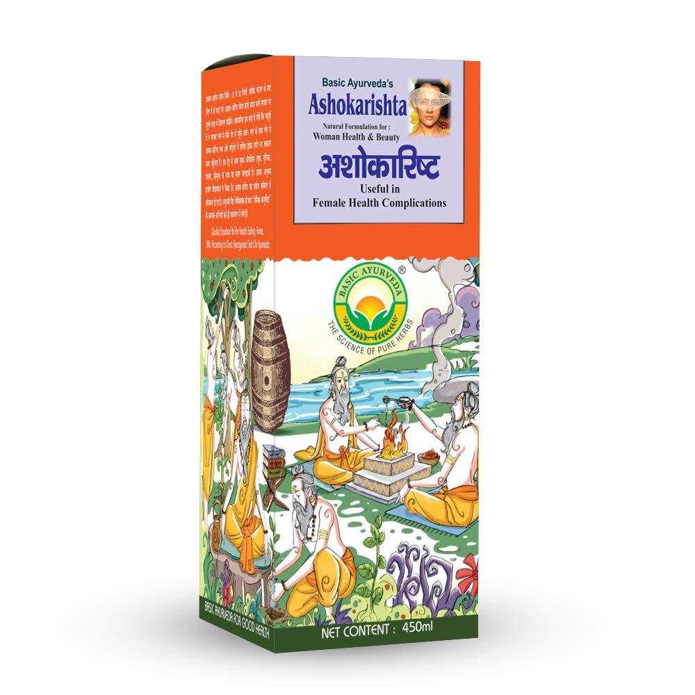BASIC AYURVEDA BASIC AYURVEDA Ashokarishta Syrup 450ml Pack Of 3 |