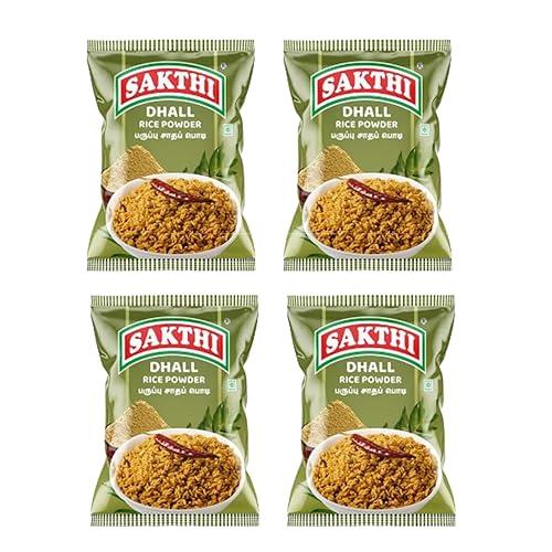 SAKTHI SAKTHI 100 Gm Dhal Rice Mix Powder South Indian Flavoured Premium Spices Blend Instant Rice Mix Powder | Fresh & Natural Paruppu Podi | No Preservatives (Pack of 3)