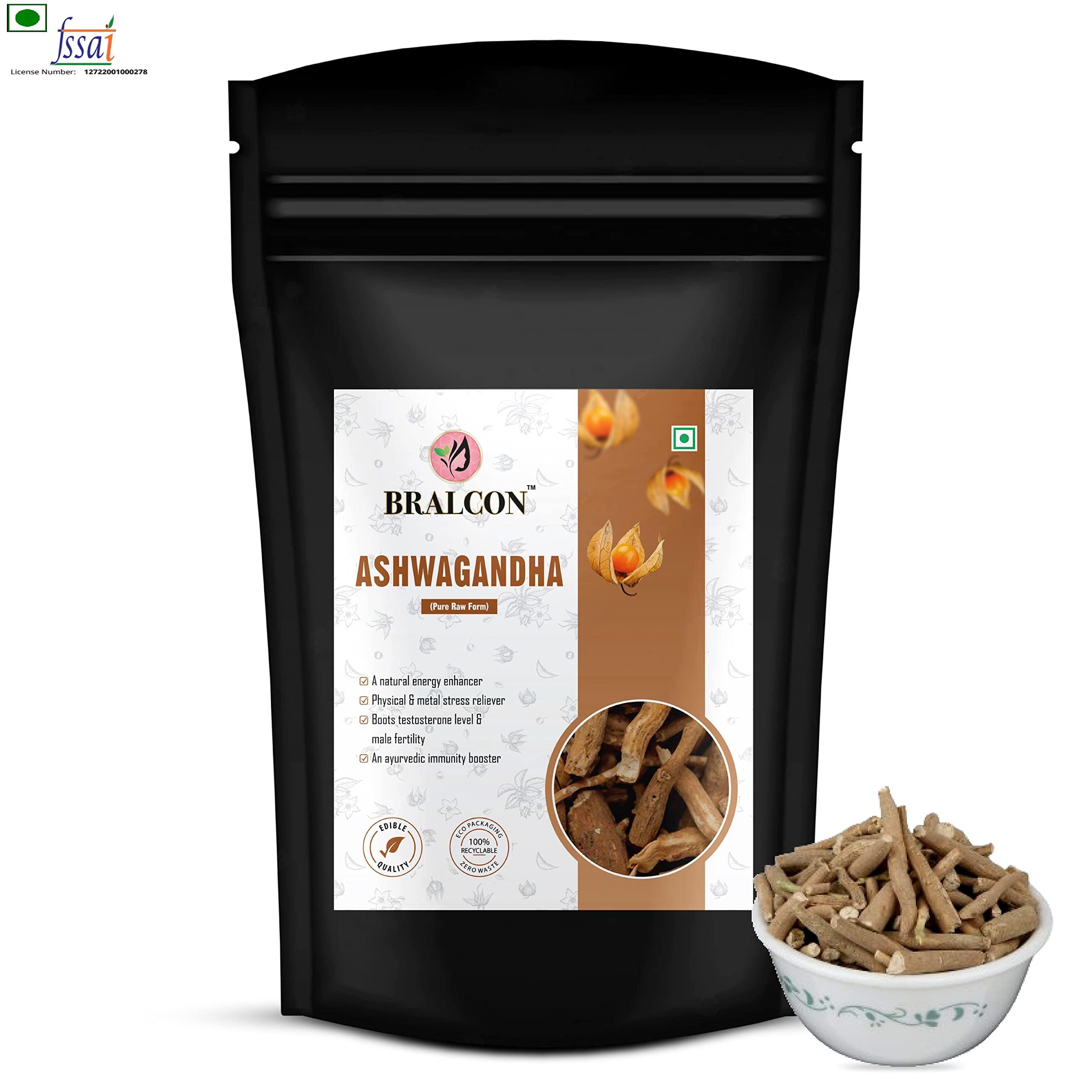 BRALCON BRALCON Kaunch Seed, Ashwagandha Root, Shatavari Root, Safed Musli Roots Combo - 400g (100g x 4 Pack) |Jadi Buti Sticks for eating Pure raw form in seperate Packaging