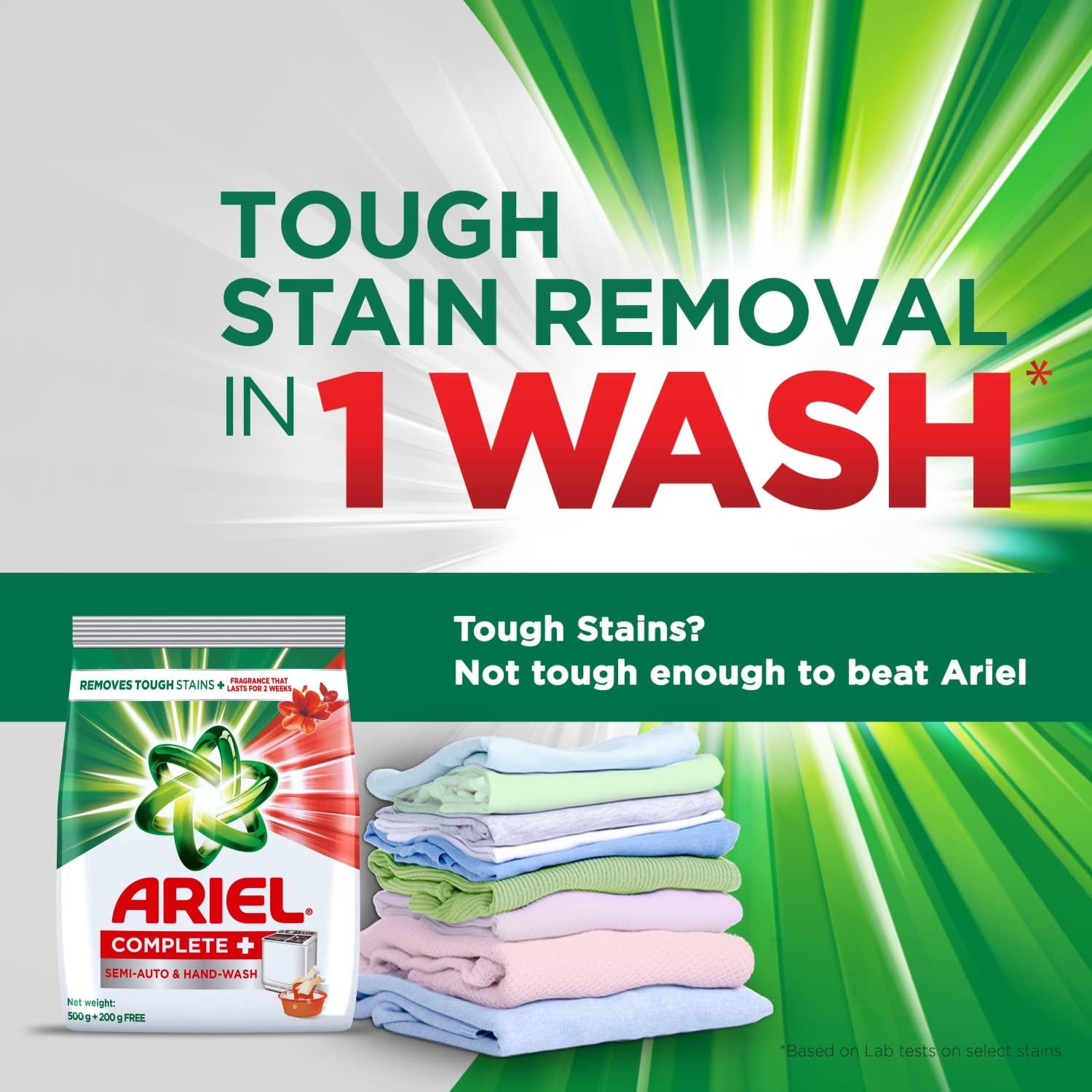 Ariel Ariel Complete + Detergent Washing Powder- 4Kg Value Pack (Pack of 2)